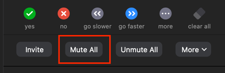 Click the Mute All button.
