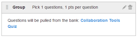 Link a Question Group to a Question Bank