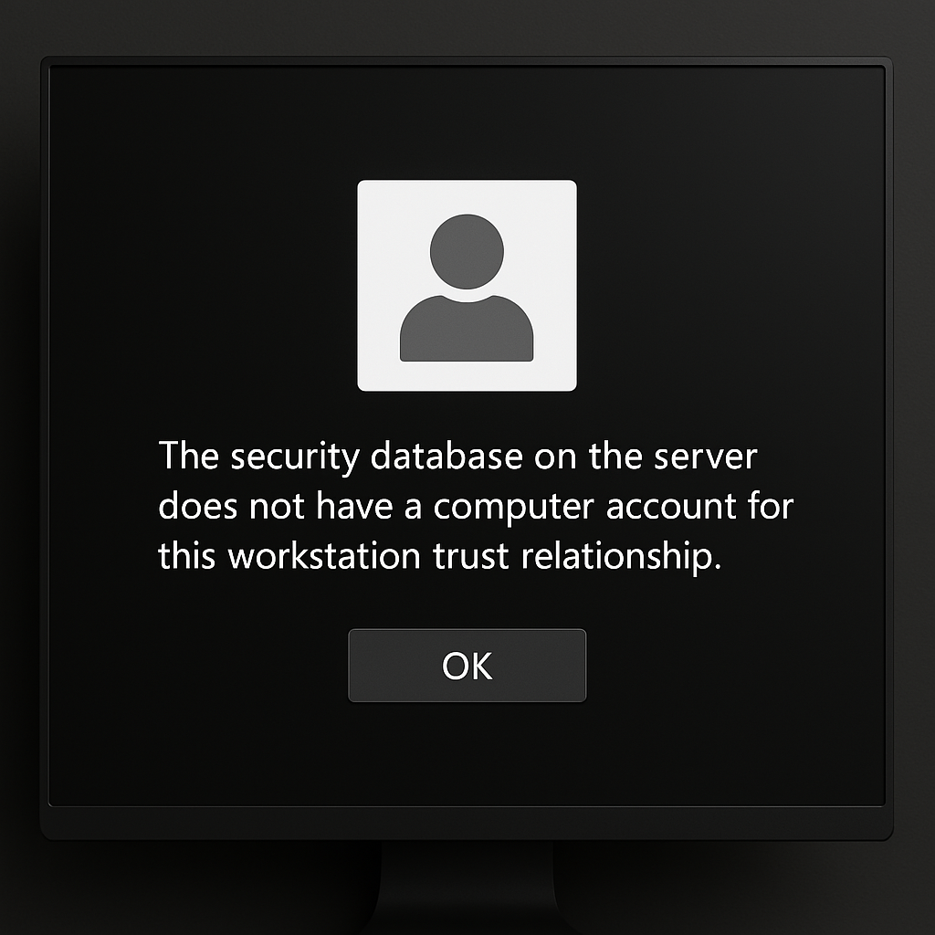 Image depicting error message when a device has been disabled.